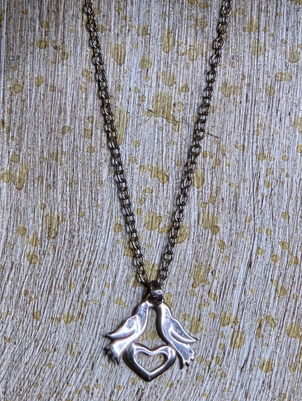 Silver LOVE BIRDS Necklace